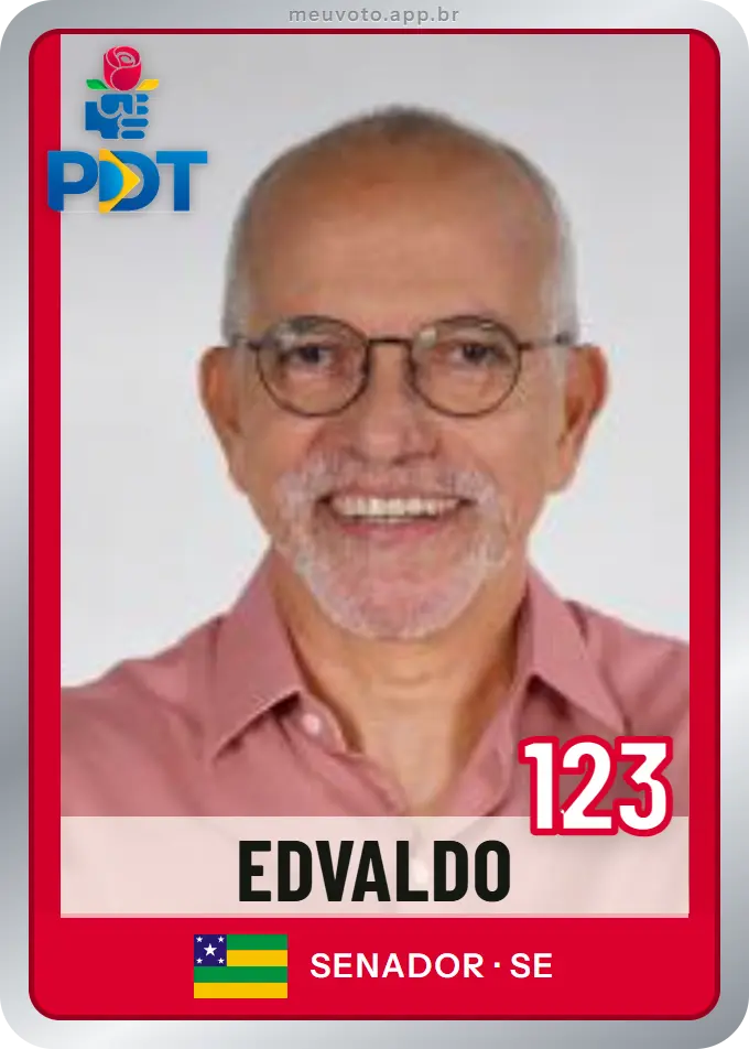 Carta de Edvaldo, número 123, PDT