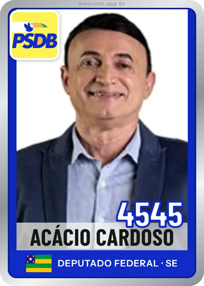 Carta de Acácio Cardoso, número 4545, PSDB
