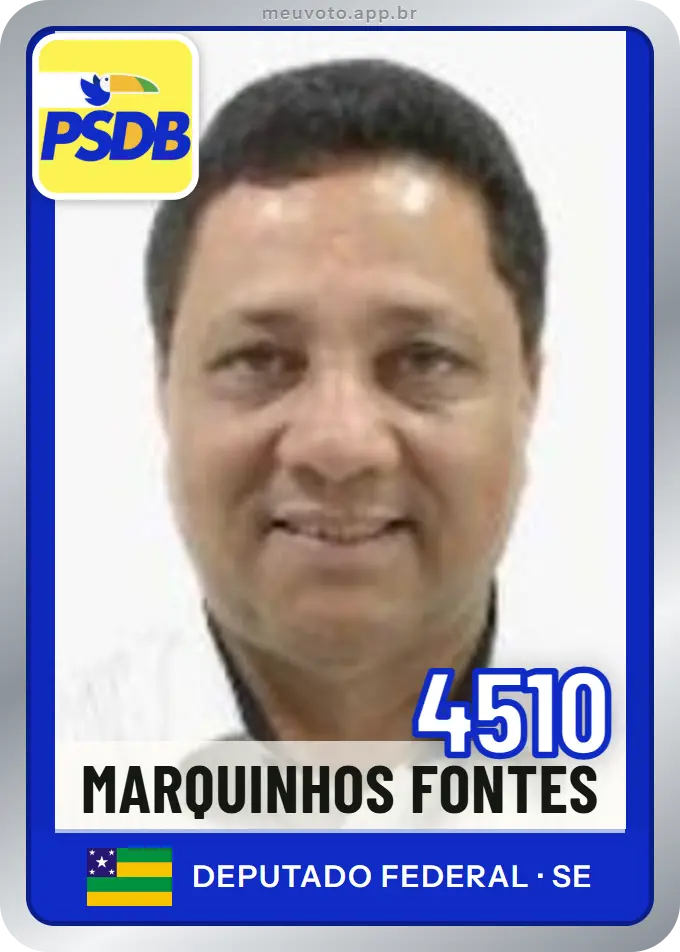 Carta de Marquinhos Fontes, número 4510, PSDB