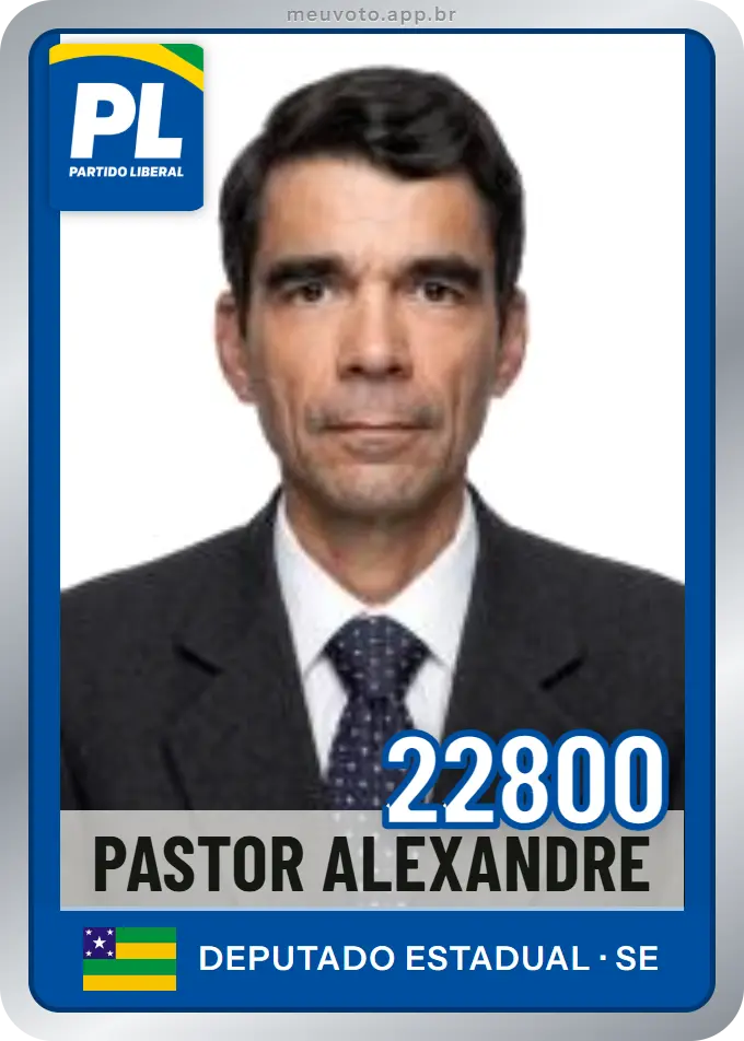 Carta de Pastor Alexandre, número 22800, PL