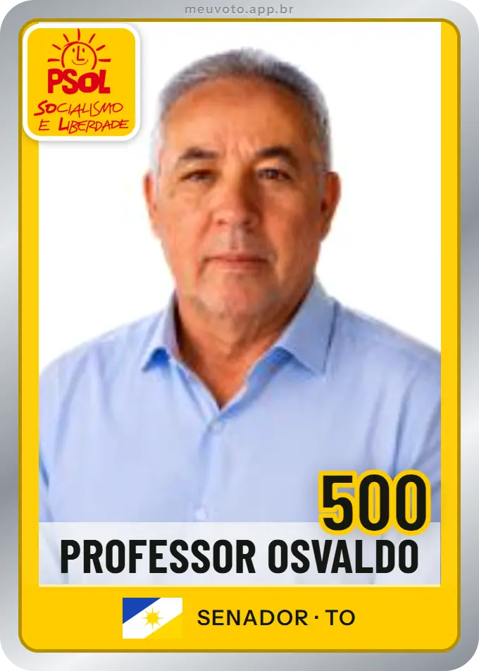 Carta de Professor Osvaldo, número 500, PSOL