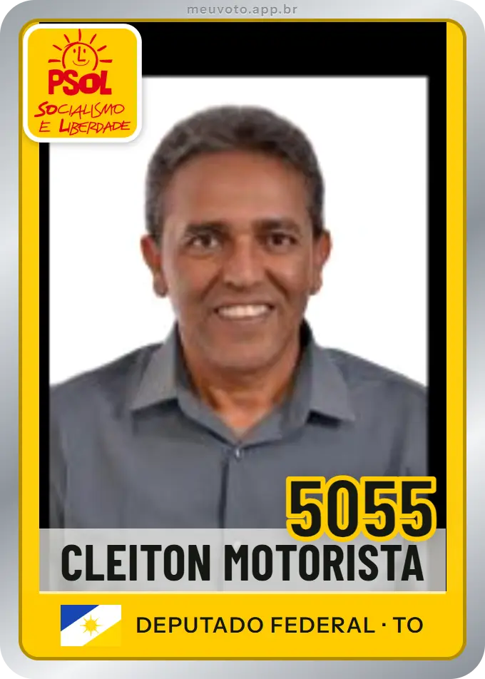 Carta de Cleiton Motorista, número 5055, PSOL