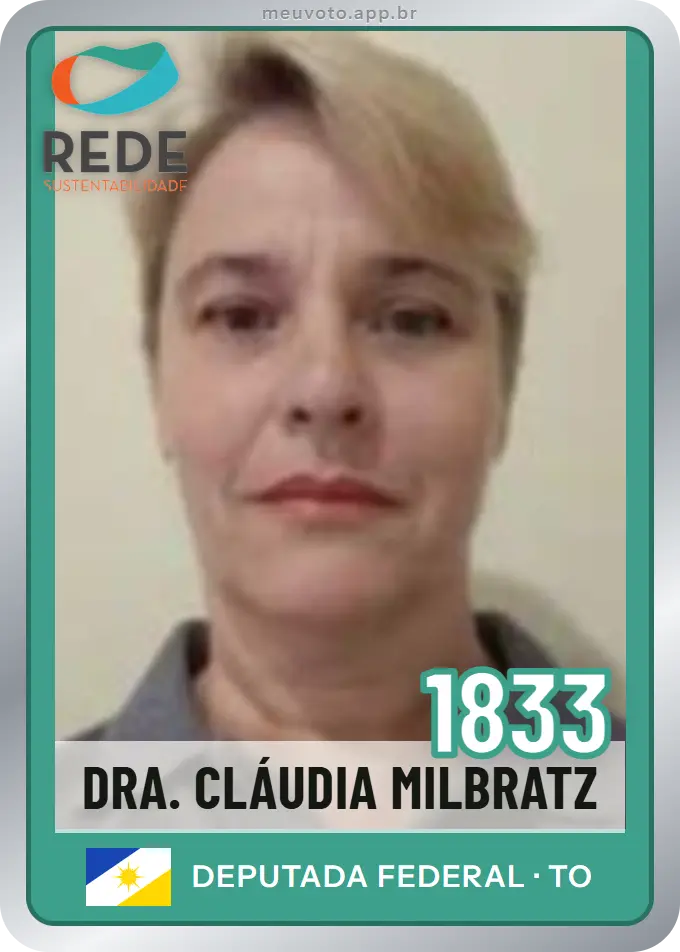 Carta de Dra. Cláudia Milbratz, número 1833, Rede