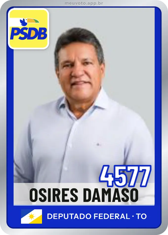 Carta de Osires Damaso, número 4577, PSDB