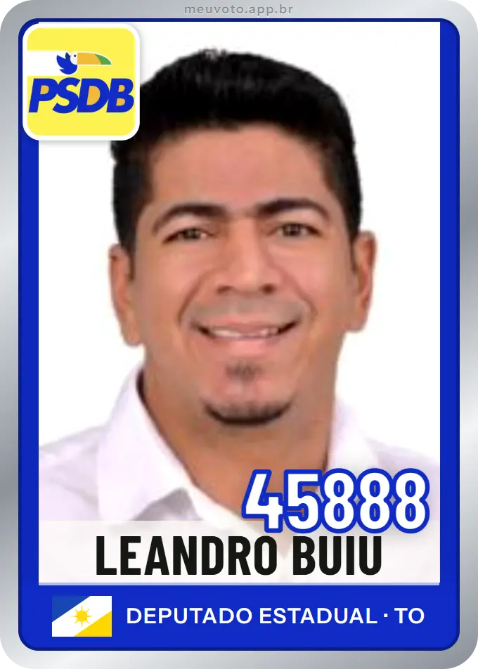 Carta de Leandro Buiu, número 45888, PSDB