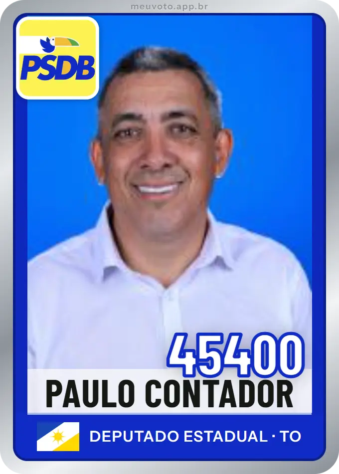 Carta de Paulo Contador, número 45400, PSDB