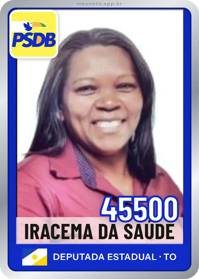 Carta de Iracema da Saúde, número 45500, PSDB