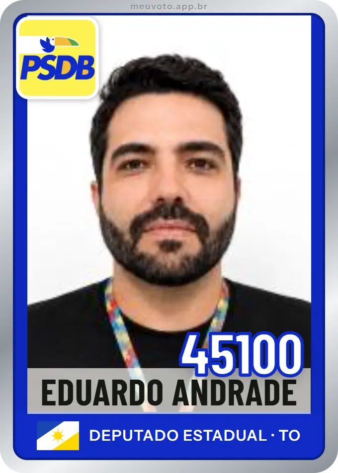 Carta de Eduardo Andrade, número 45100, PSDB