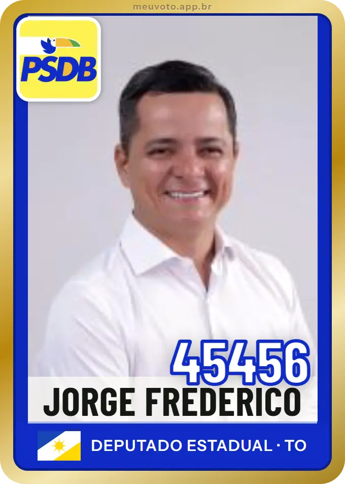 Carta de Jorge Frederico, número 45456, PSDB