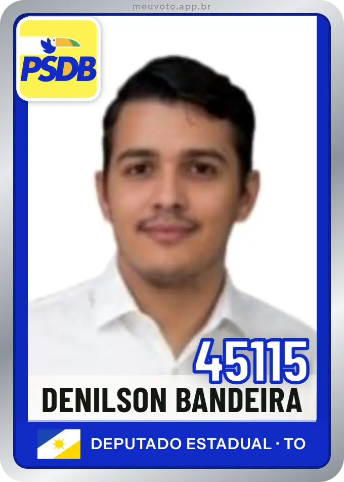 Carta de Denilson Bandeira, número 45115, PSDB