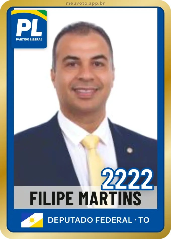 Carta de Filipe Martins, número 2222, PL