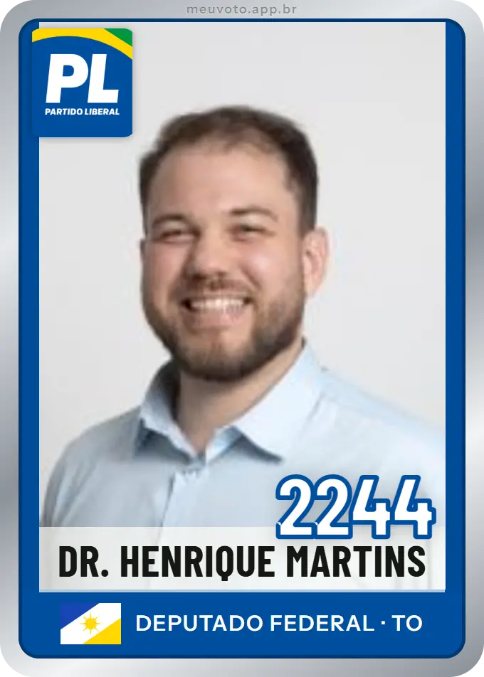 Carta de Dr. Henrique Martins, número 2244, PL