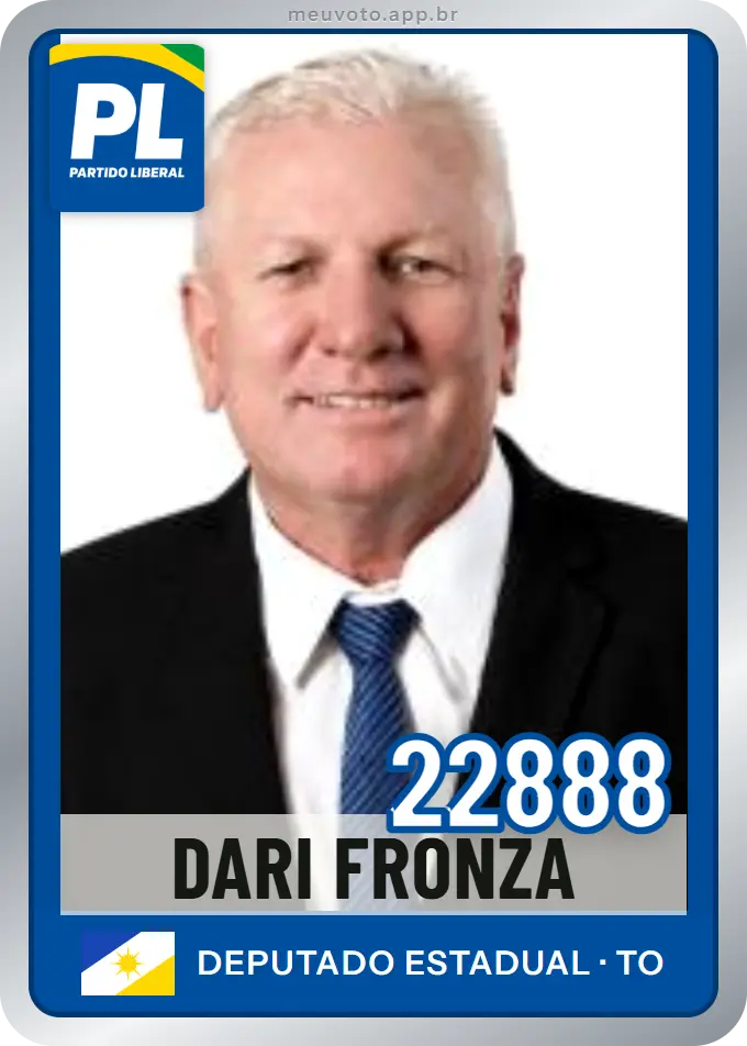 Carta de Dari Fronza, número 22888, PL