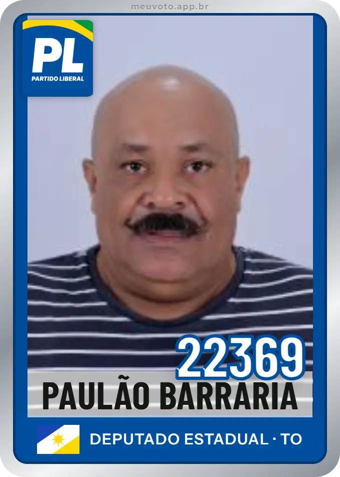 Carta de Paulão Barraria, número 22369, PL
