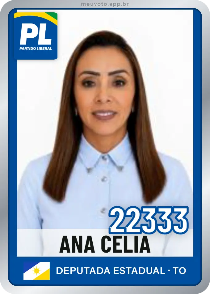 Carta de Ana Célia, número 22333, PL