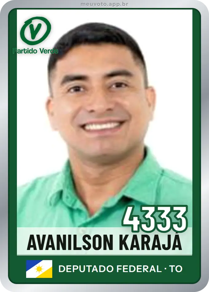 Carta de Avanilson Karajá, número 4333, PV