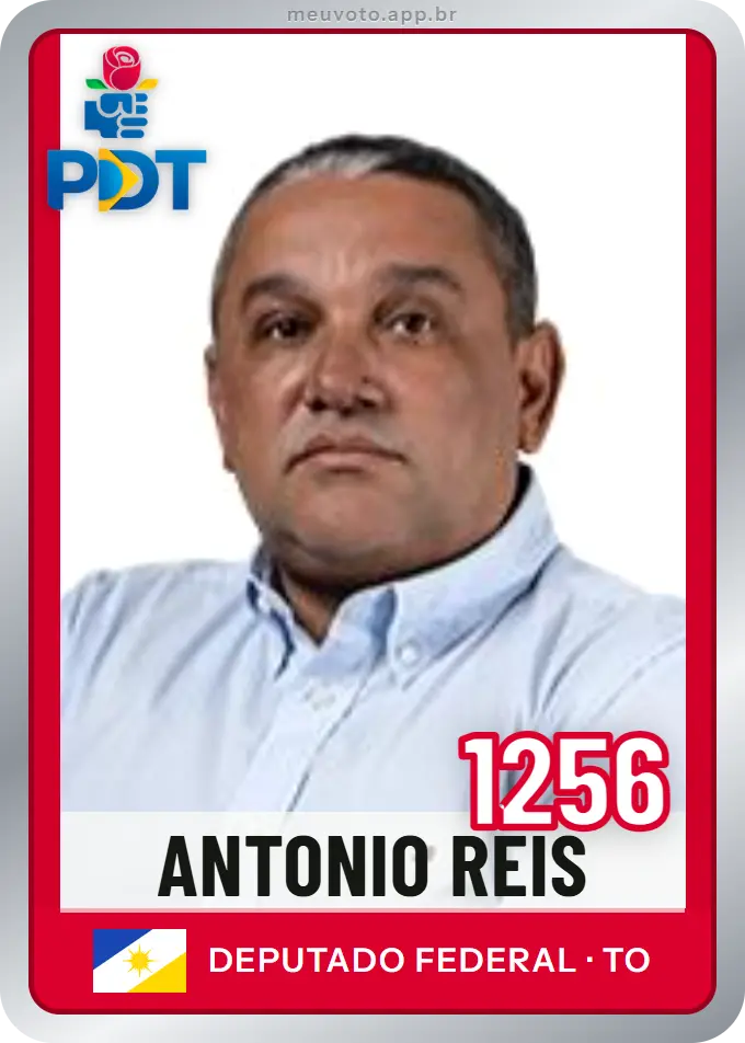 Carta de Antonio Reis, número 1256, PDT