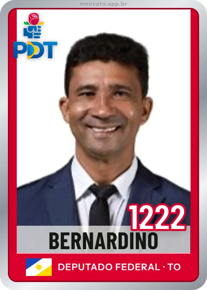 Carta de Bernardino, número 1222, PDT