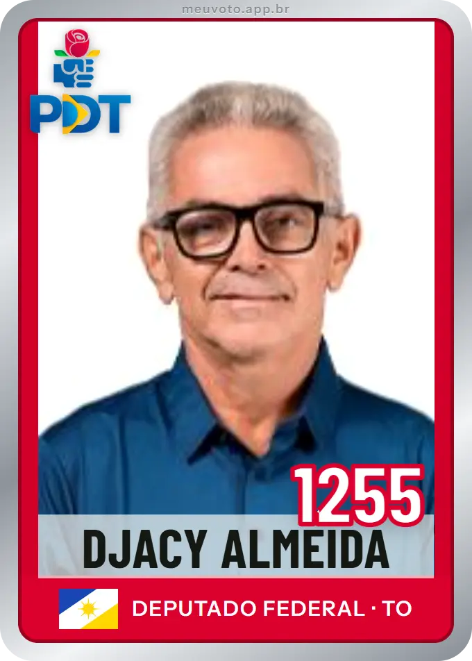 Carta de Djacy Almeida, número 1255, PDT