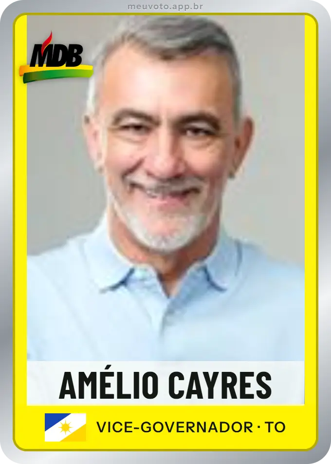 Carta de Amélio Cayres, MDB
