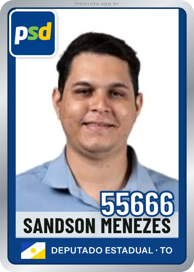 Carta de Sandson Menezes, número 55666, PSD