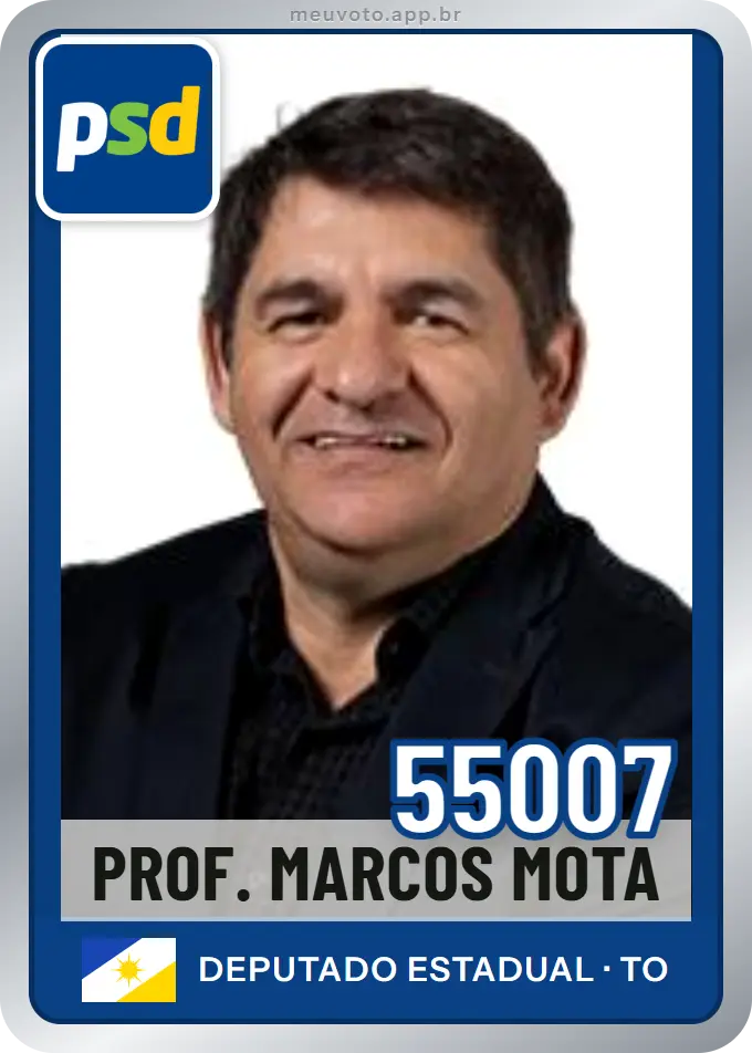 Carta de Prof. Marcos Mota, número 55007, PSD