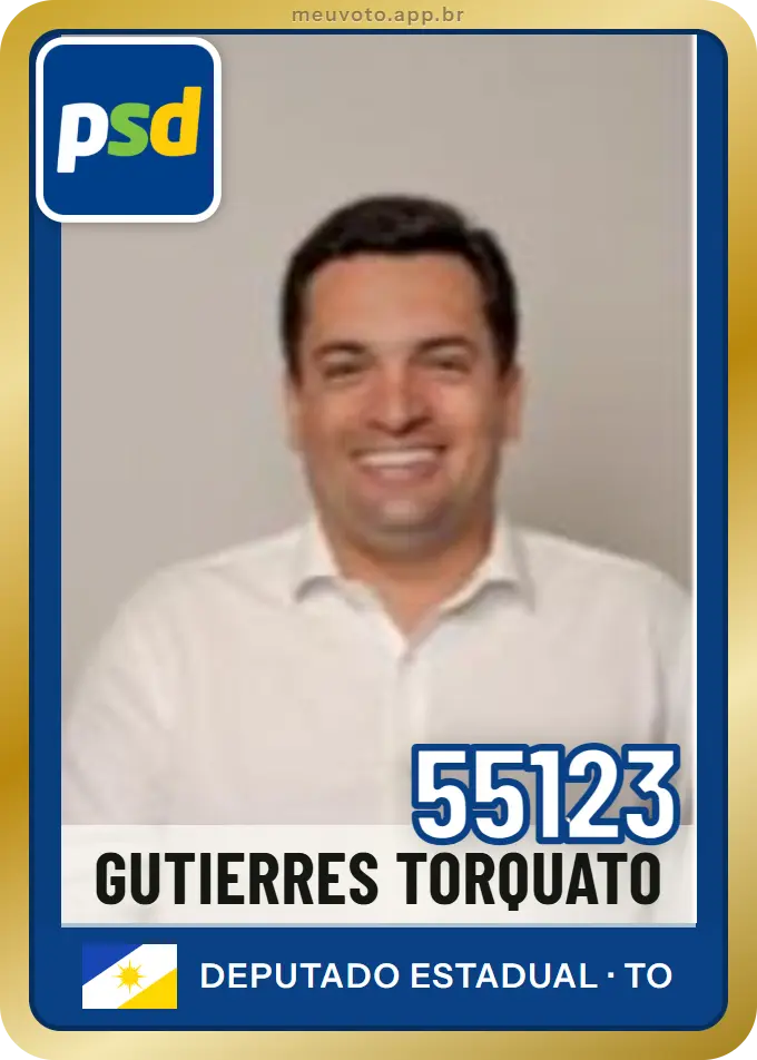 Carta de Gutierres Torquato, número 55123, PSD