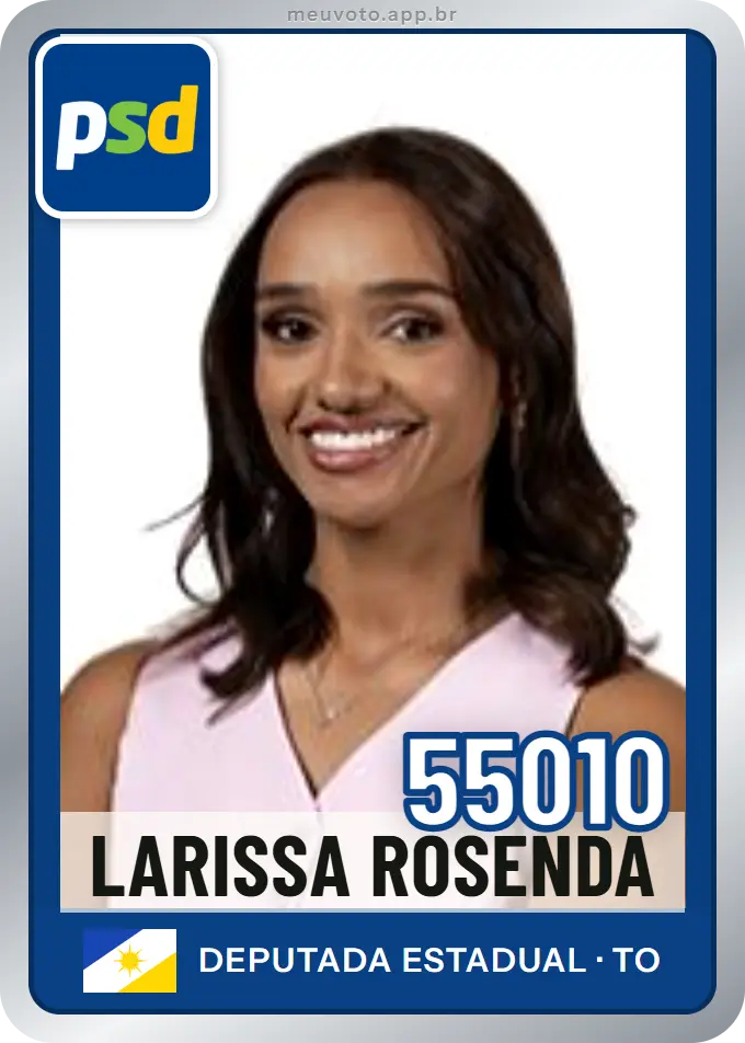 Carta de Larissa Rosenda, número 55010, PSD