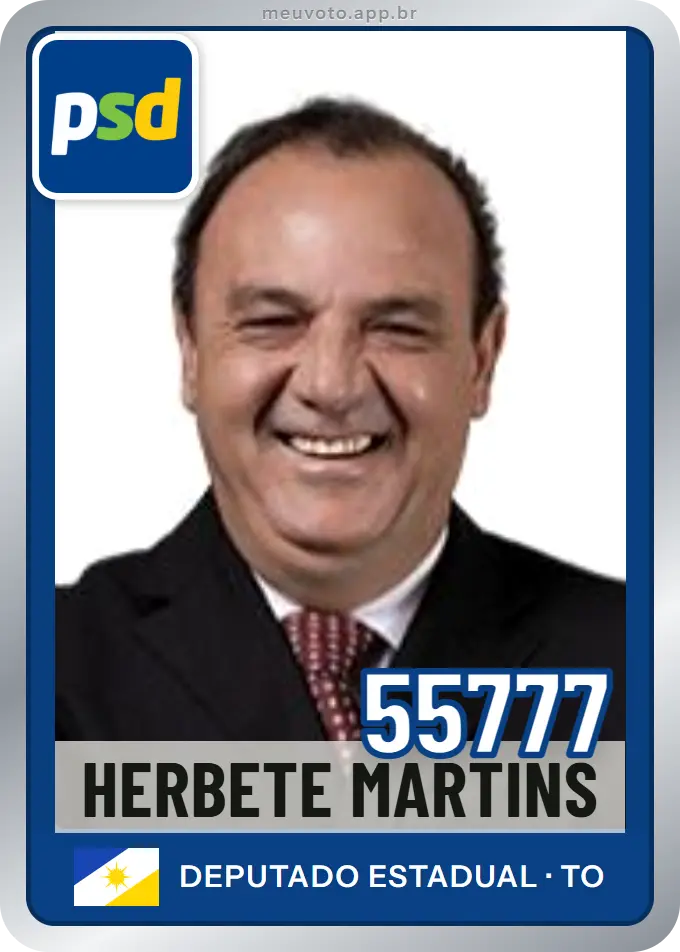 Carta de Herbete Martins, número 55777, PSD