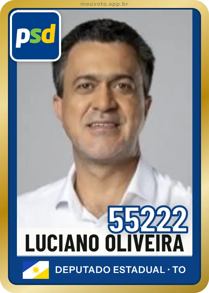 Carta de Luciano Oliveira, número 55222, PSD