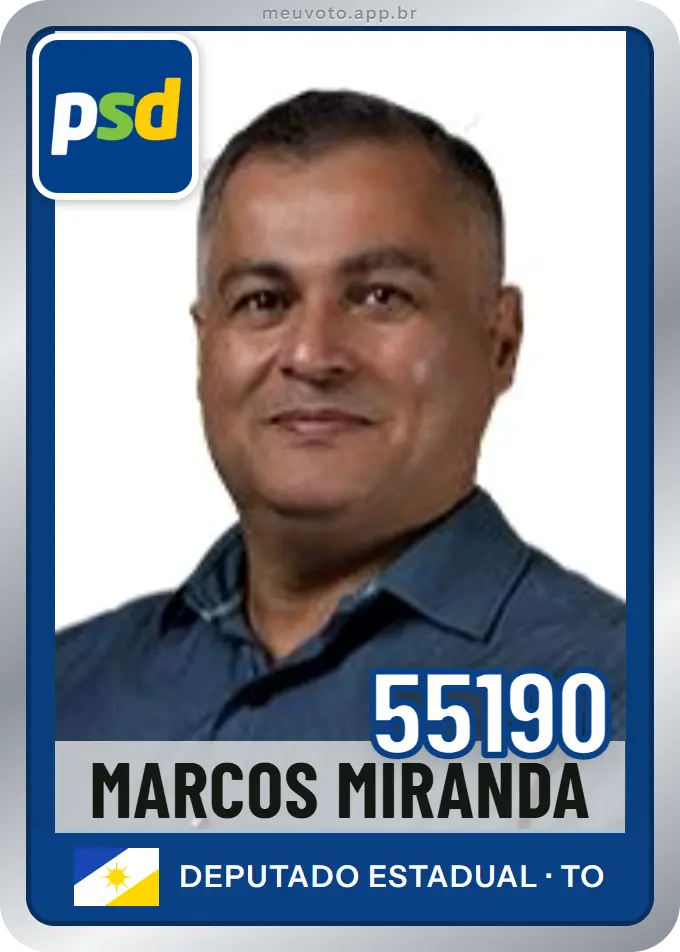 Carta de Marcos Miranda, número 55190, PSD