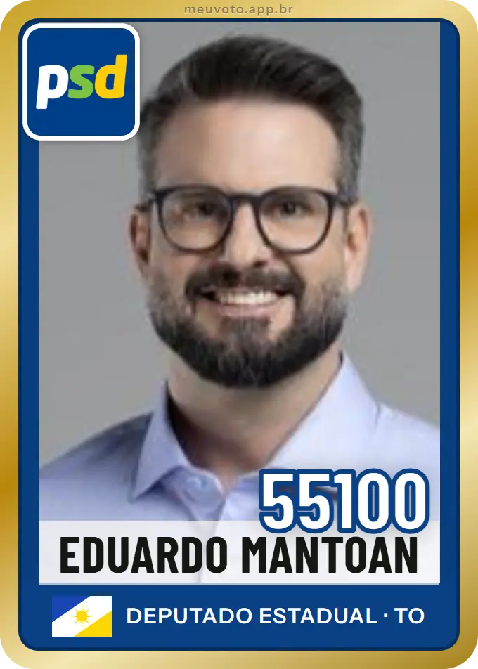 Carta de Eduardo Mantoan, número 55100, PSD