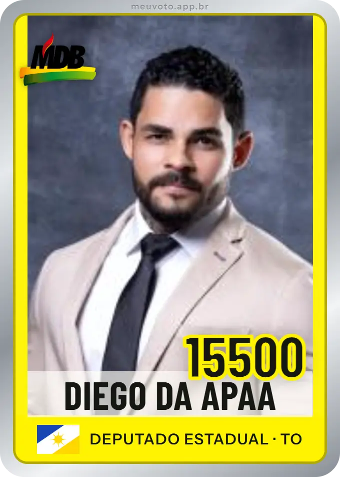 Carta de Diego da Apaa, número 15500, MDB