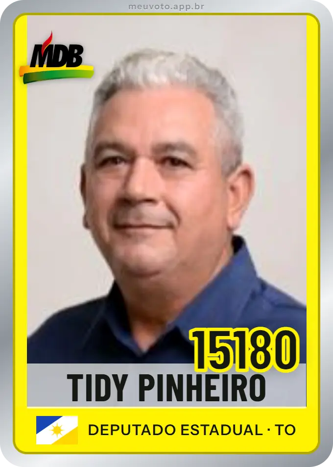 Carta de Tidy Pinheiro, número 15180, MDB
