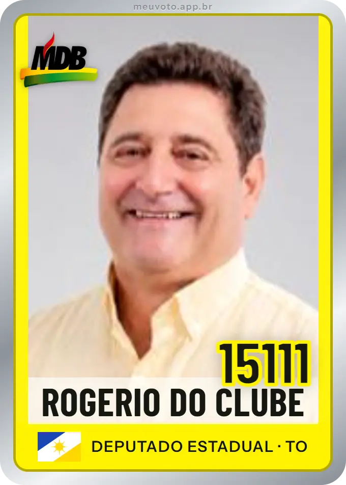 Carta de Rogerio do Clube, número 15111, MDB