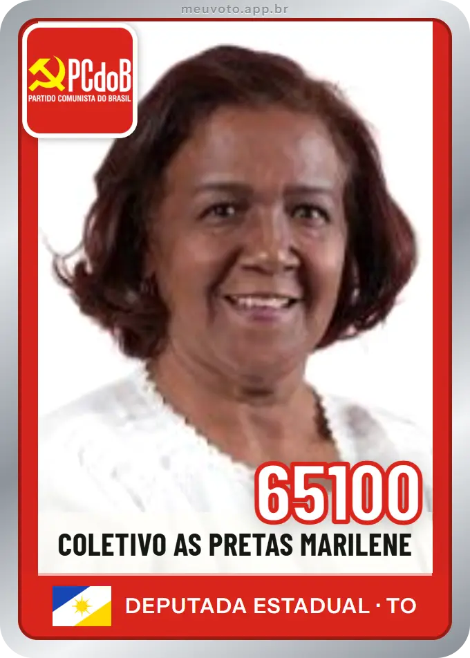 Carta de Coletivo As Pretas Marilene, número 65100, PCdoB