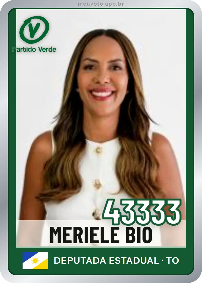 Carta de Meriele Bio, número 43333, PV