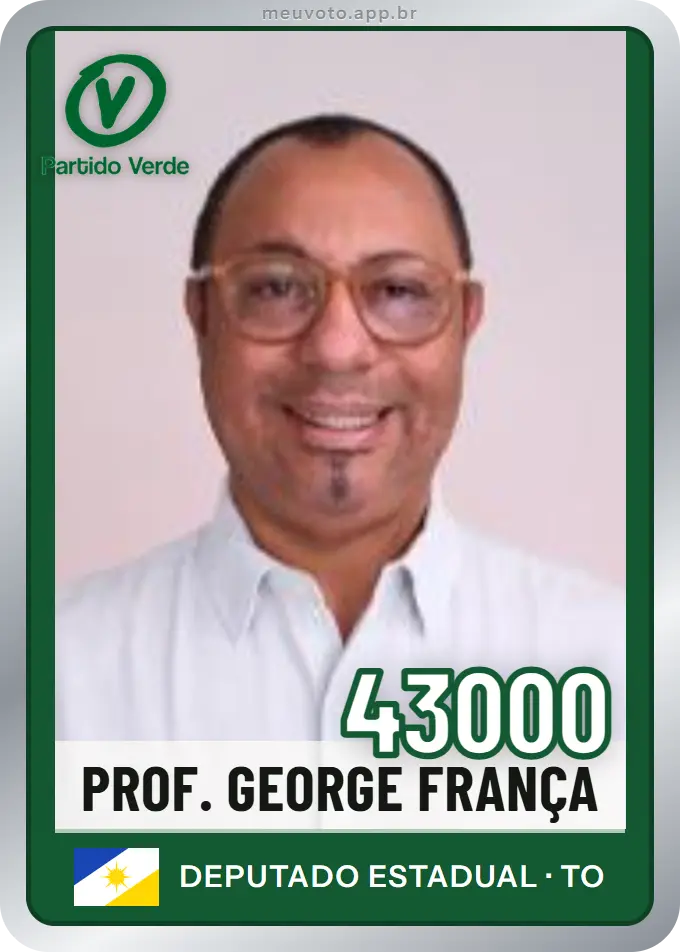 Carta de Prof. George França, número 43000, PV