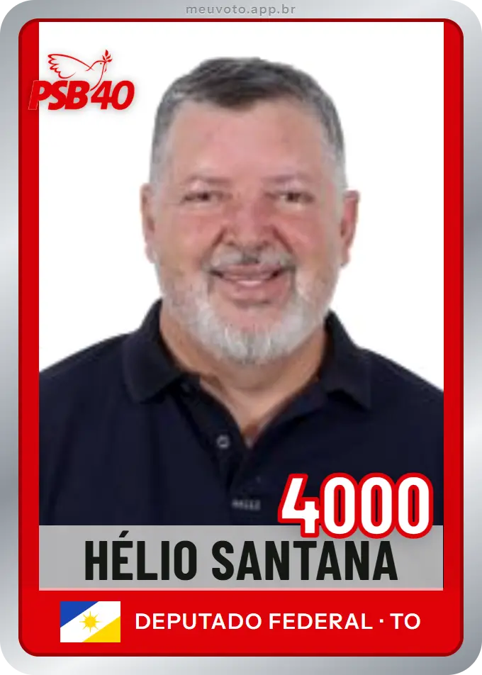 Carta de Hélio Santana, número 4000, PSB