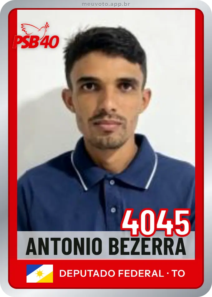 Carta de Antonio Bezerra, número 4045, PSB