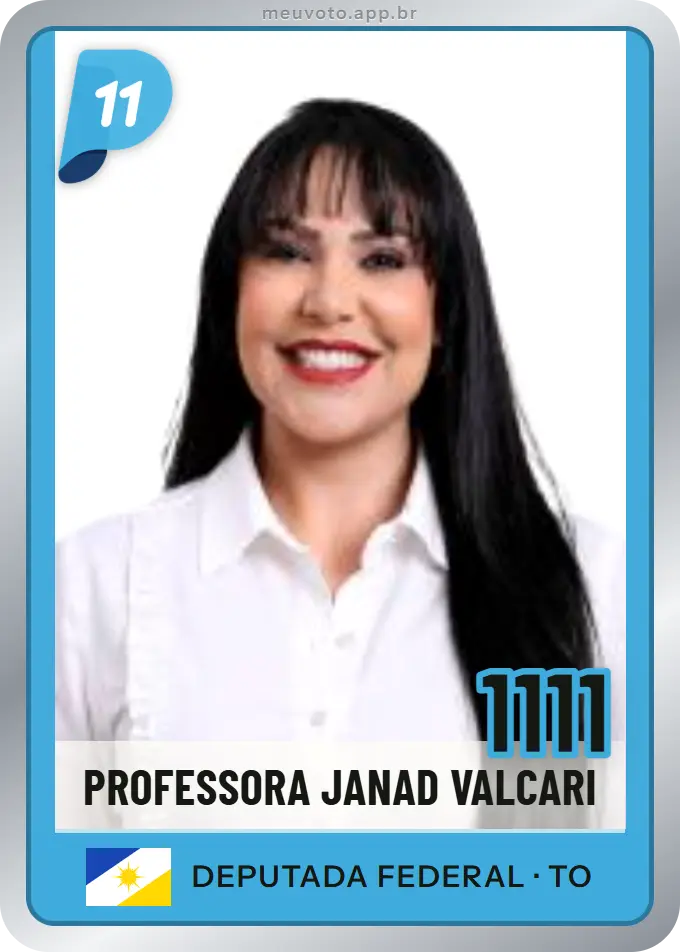 Carta de Professora Janad Valcari, número 1111, PP