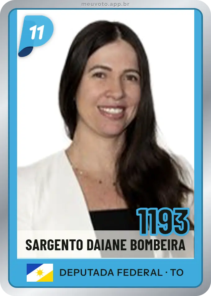 Carta de Sargento Daiane Bombeira, número 1193, PP