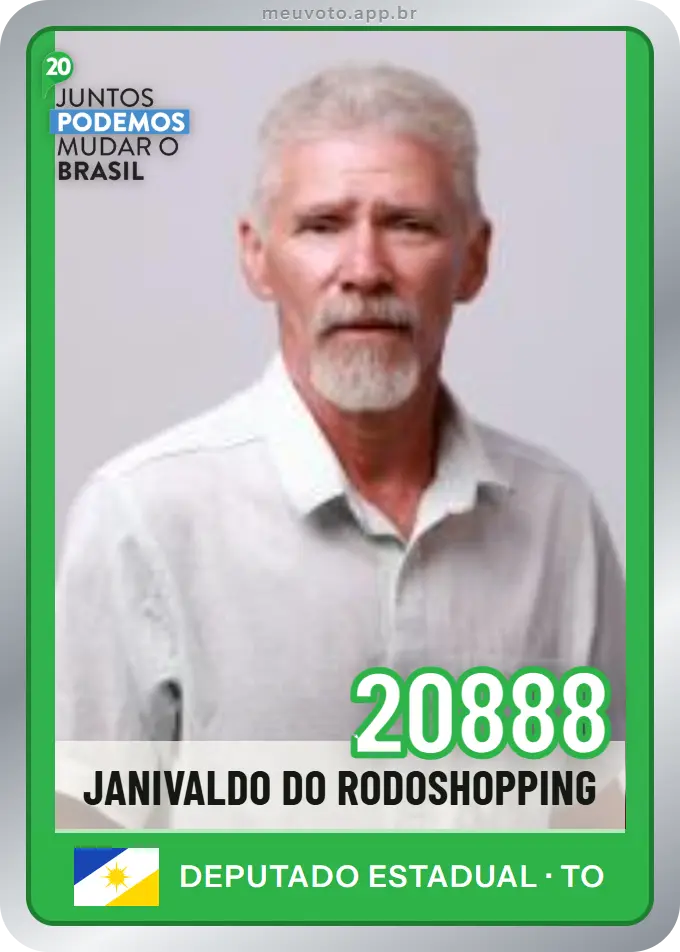 Carta de Janivaldo do Rodoshopping, número 20888, Podemos