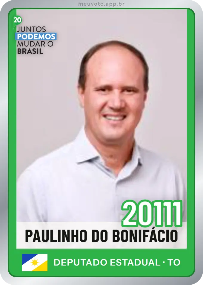 Carta de Paulinho do Bonifácio, número 20111, Podemos