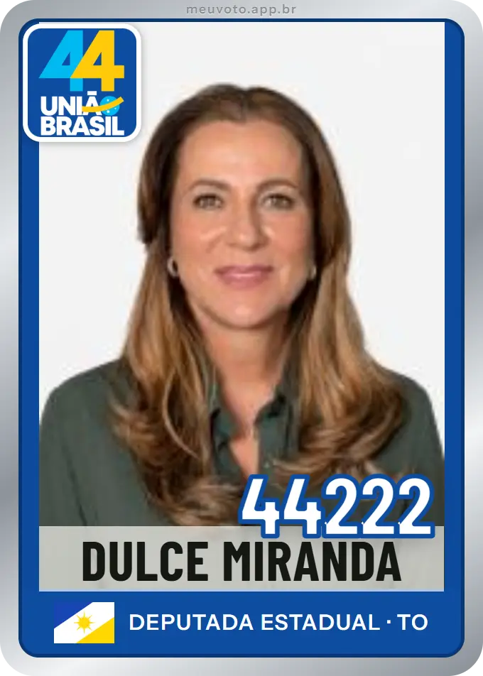 Carta de Dulce Miranda, número 44222, União