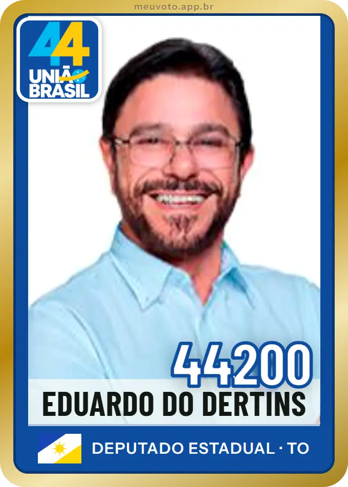 Carta de Eduardo do Dertins, número 44200, União