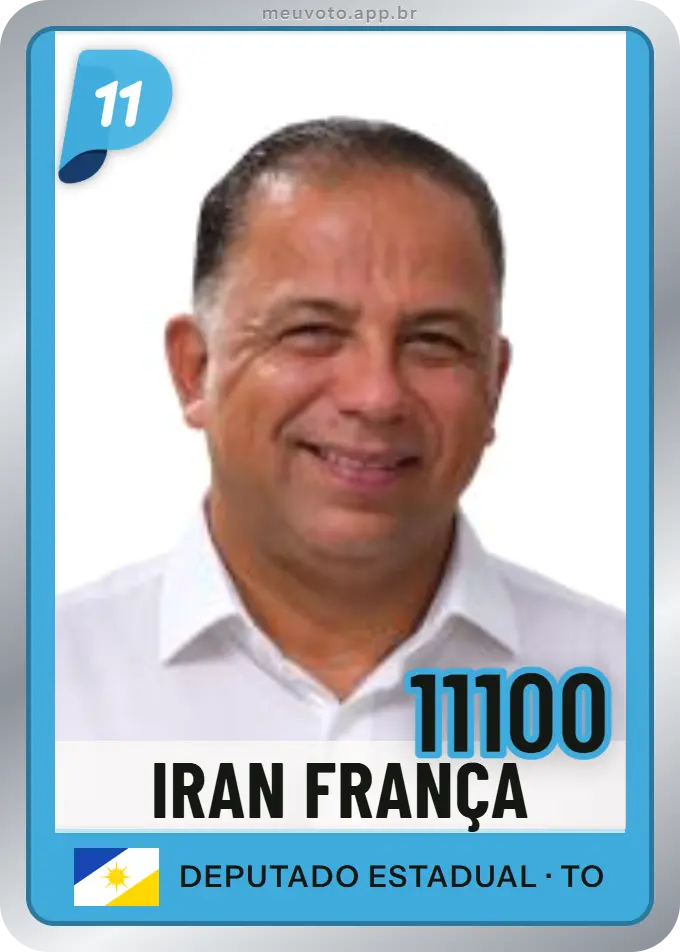 Carta de Iran França, número 11100, PP
