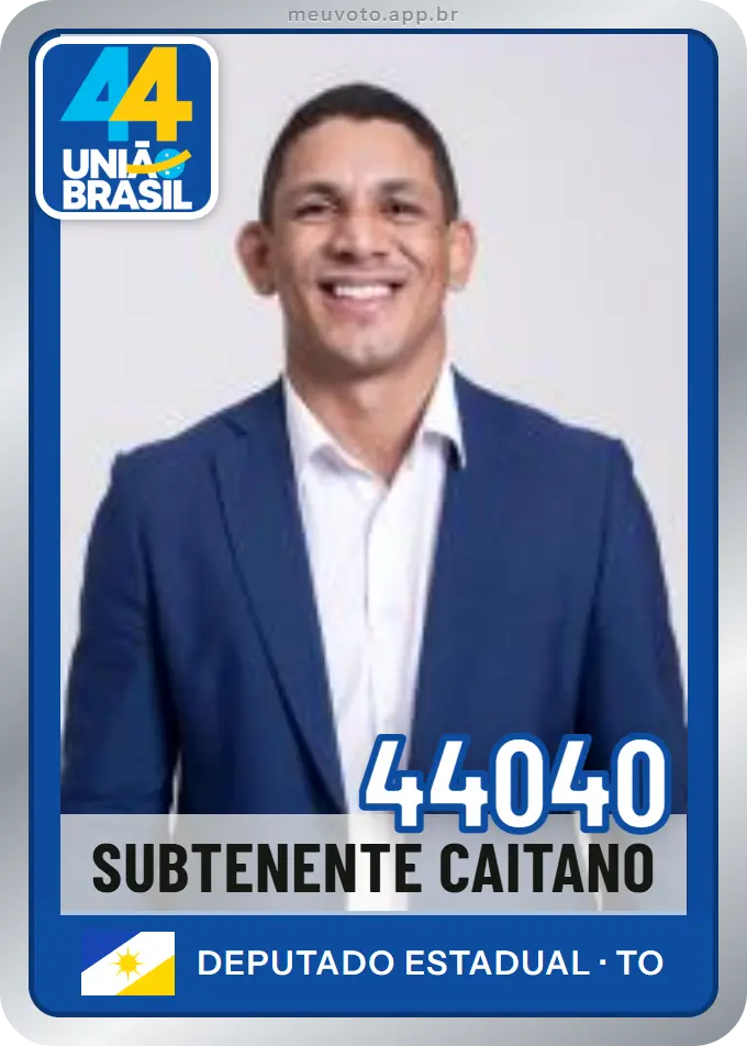 Carta de Subtenente Caitano, número 44040, União
