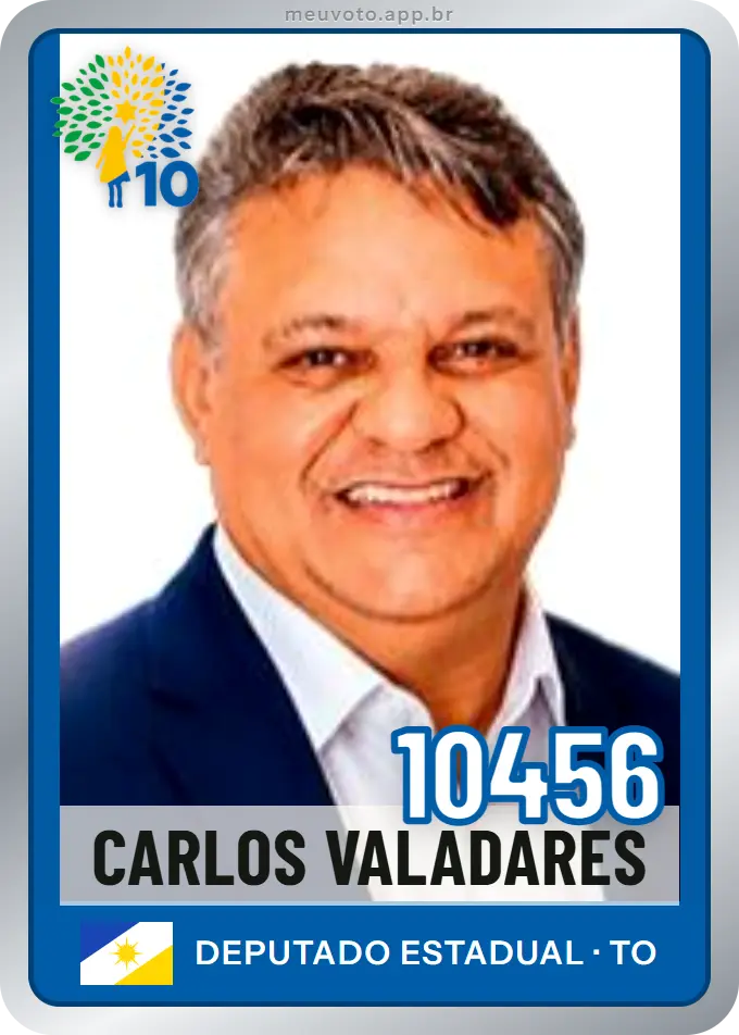 Carta de Carlos Valadares, número 10456, Republicanos