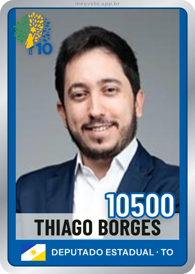 Carta de Thiago Borges, número 10500, Republicanos